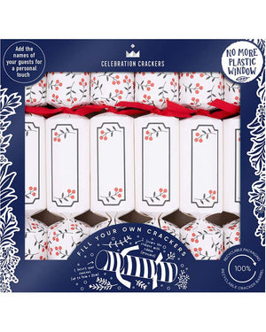 Sprig and Berry Fill Your Own Christmas Crackers Pack of 6