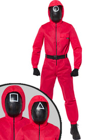 Squid Game Guard Deluxe Adult Halloween Costume