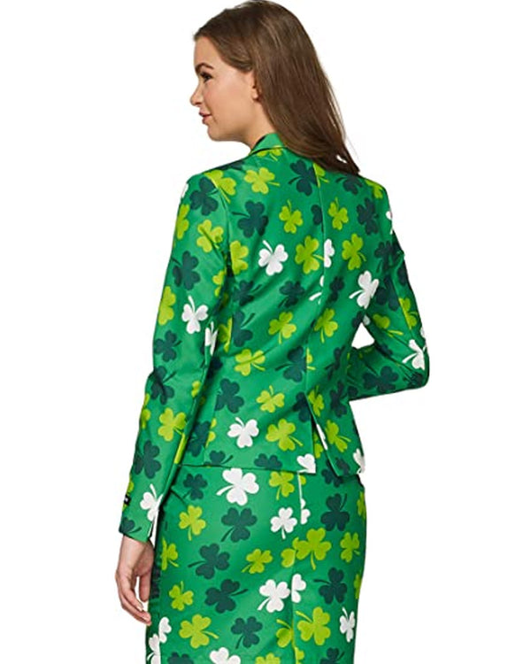 St Patricks Day Clovers Womens Suitmeister