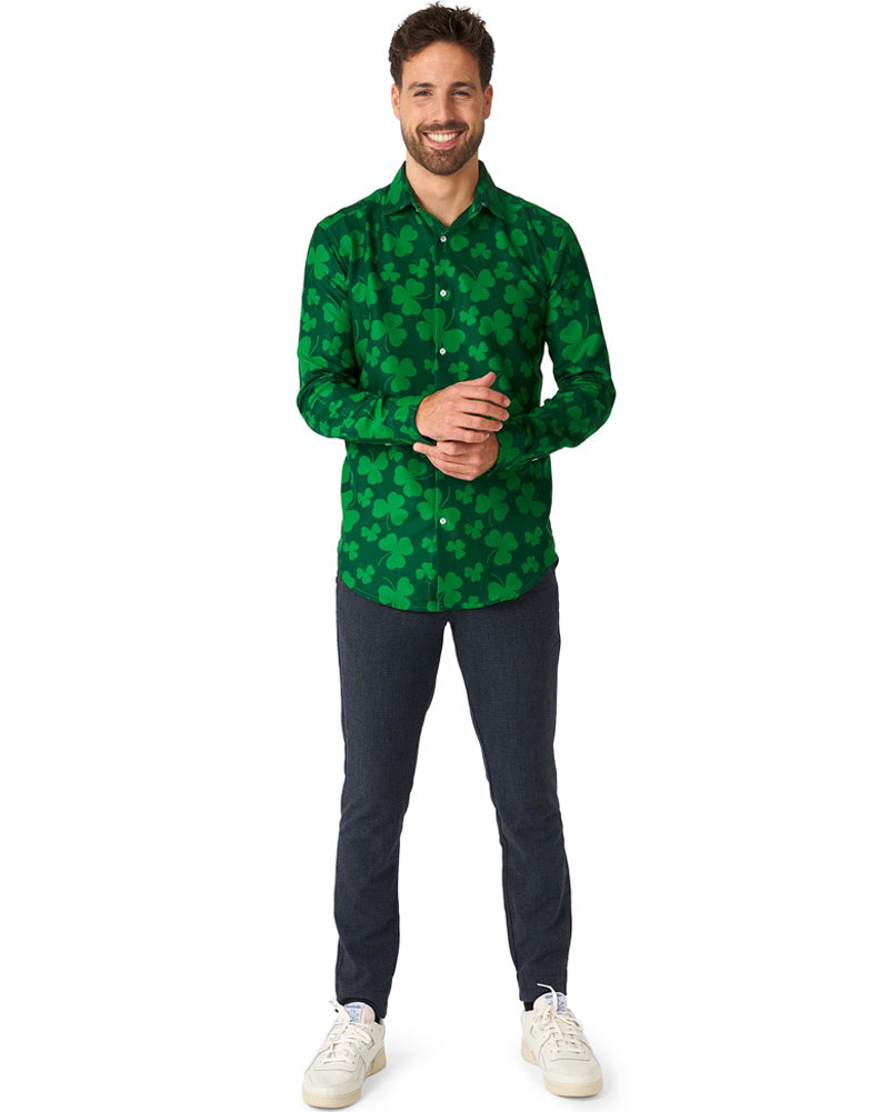 St. Pats Green Mens Suitmeister Shirt