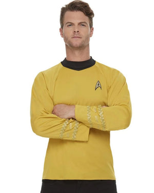 Star Trek Original Series Command Uniform Gold Mens Shirt