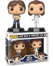 Star Wars Han and Leia Pop Vinyl Pack of 2