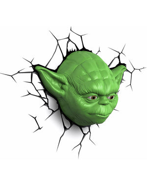 Star Wars Master Yoda 3D Wall Light