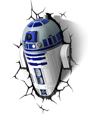 Star Wars R2D2 3D Wall Light