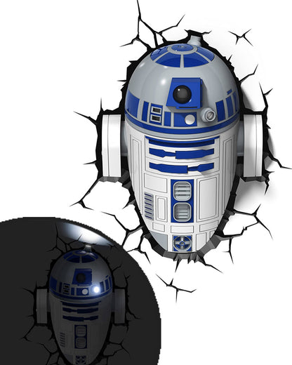 Star Wars R2D2 3D Wall Light