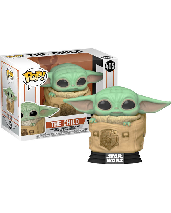 Star Wars The Mandalorian Child in Rucksack Pop Vinyl