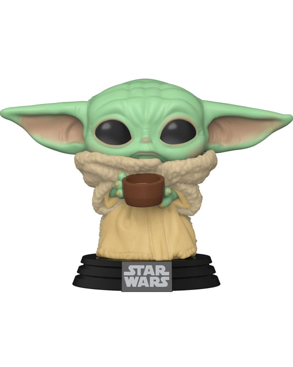 Star Wars The Mandalorian The Child with Cup Pop Vinyl
