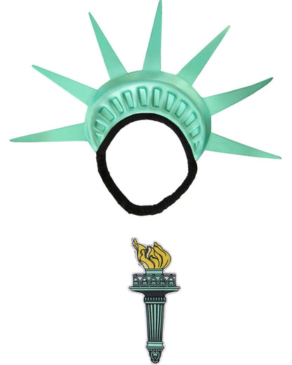 Statue of Liberty Headband and Torch Set