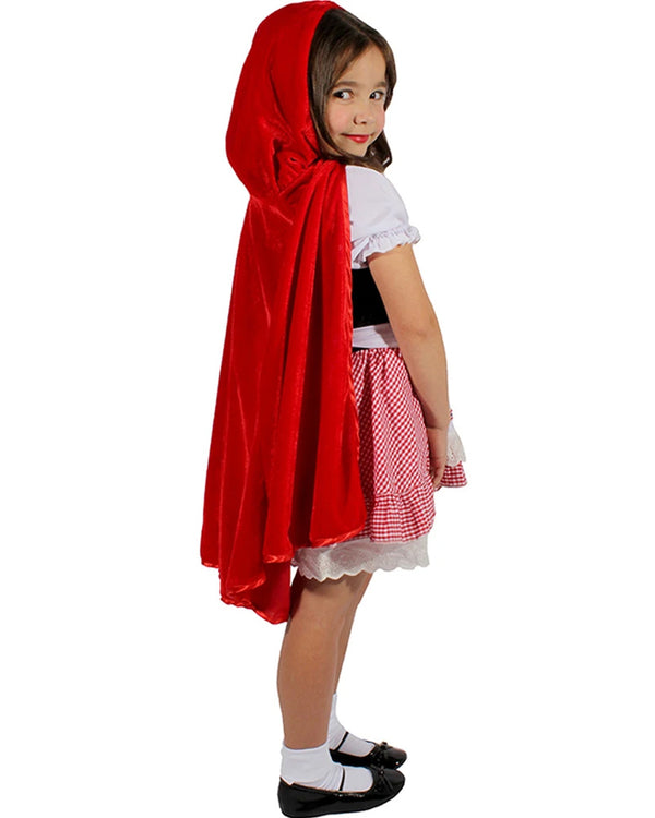 Storybook Red Riding Hood Deluxe Girls Cape