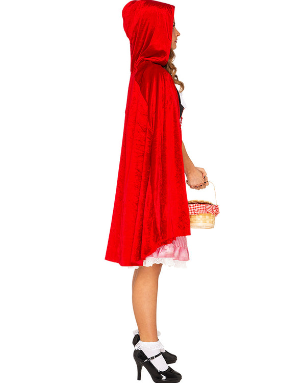 Storybook Red Riding Hood Deluxe Womens Cape