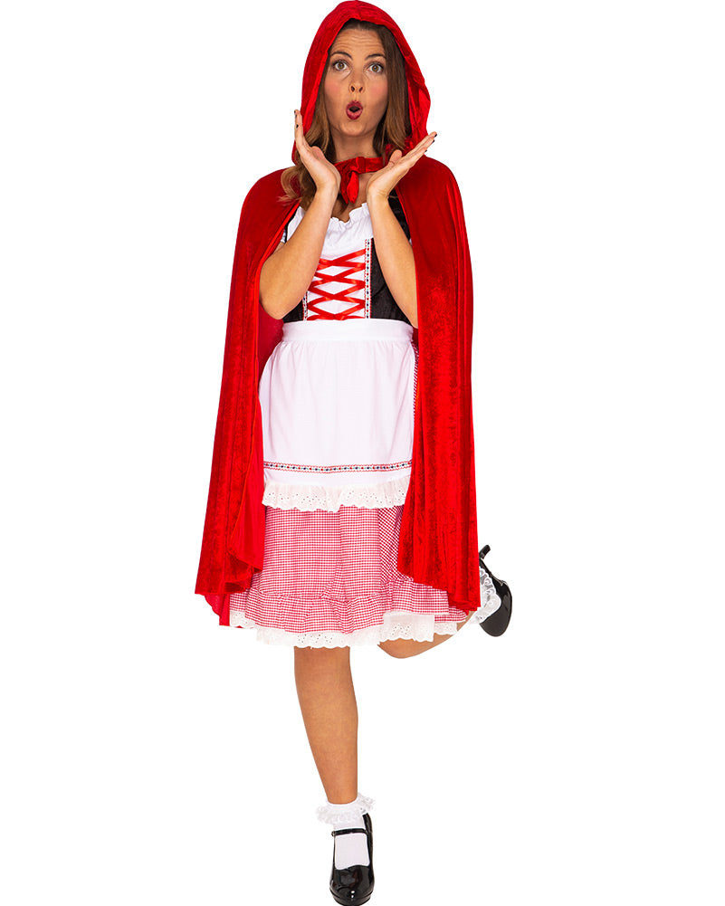 Storybook Red Riding Hood Deluxe Womens Costume