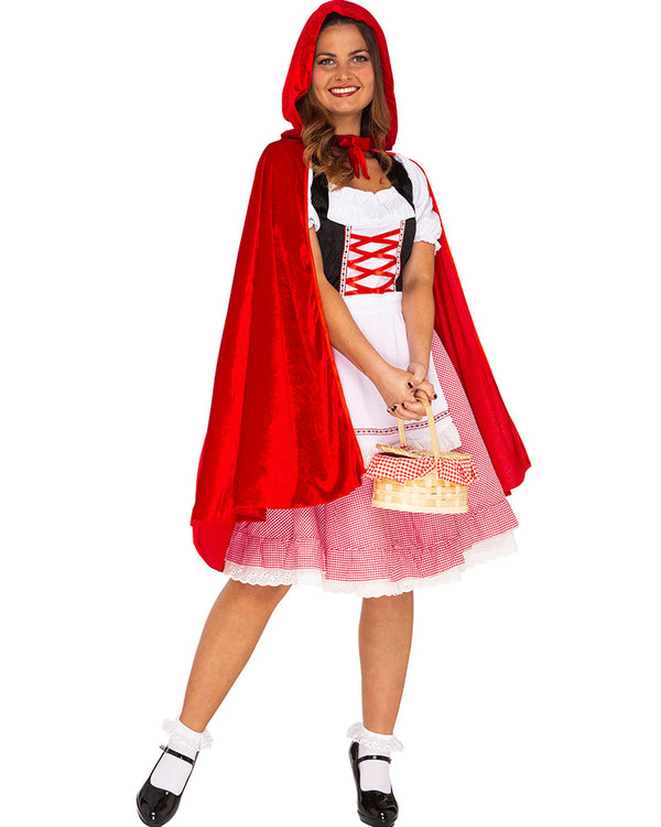 Storybook Red Riding Hood Deluxe Womens Costume