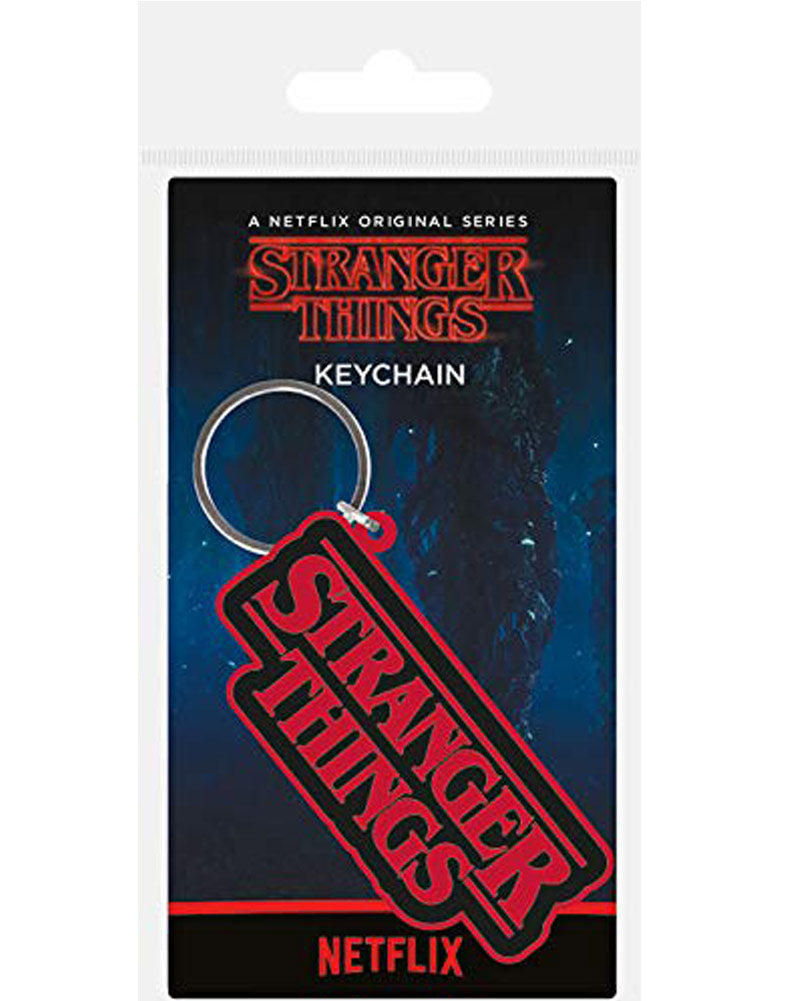 Stranger Things Logo Keyring