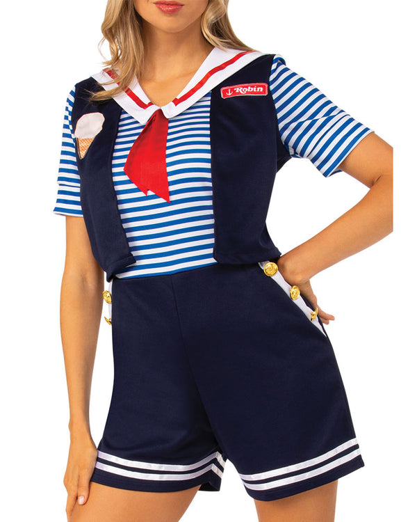 Stranger Things Robin Scoops Ahoy Womens Costume