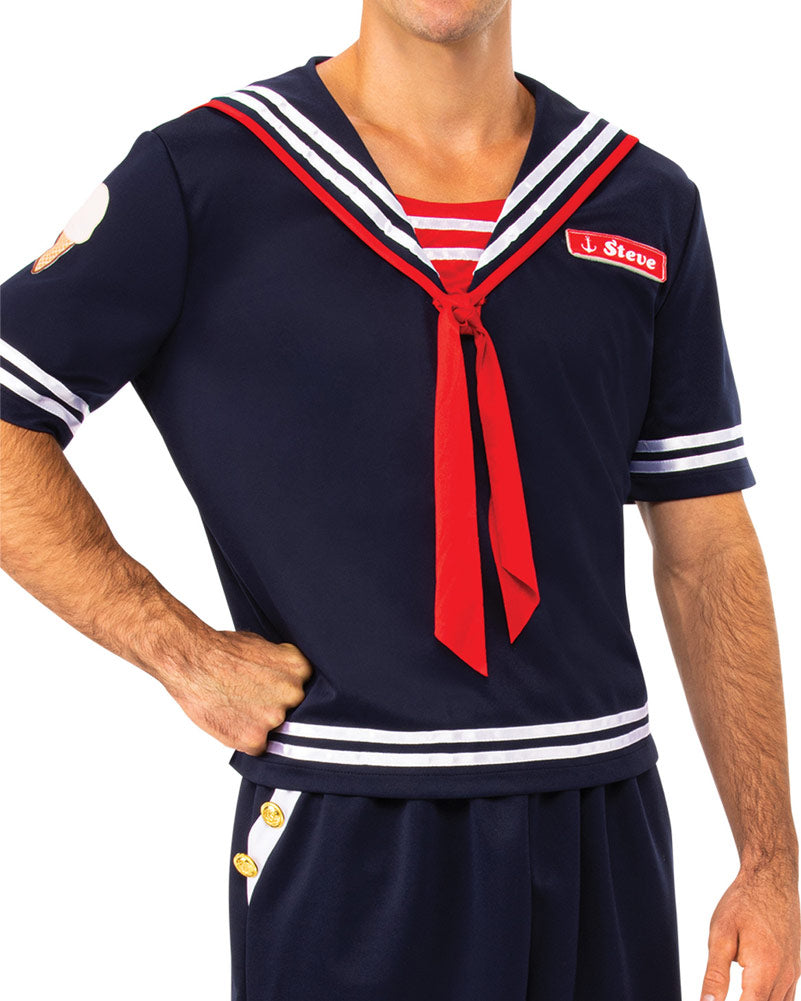 Stranger Things Steve Scoops Ahoy Mens Costume