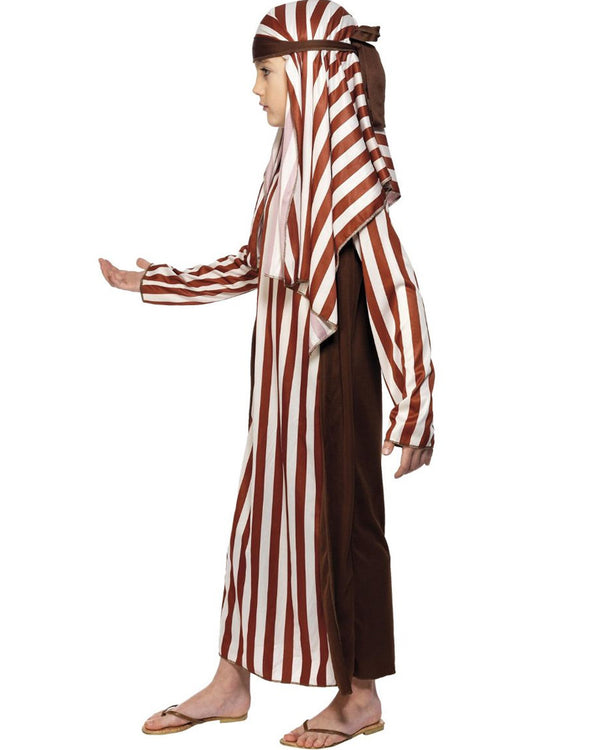 Striped Shepherd Robe Kids Christmas Costume