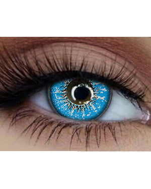 Subhuman Blue 14mm Blue Contact Lenses with Case