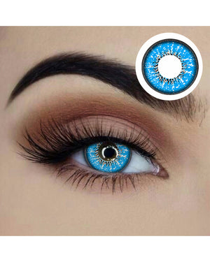 Subhuman Blue 14mm Blue Contact Lenses with Case