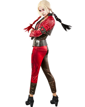 Suicide Squad 2 Harley Quinn Jumpsuit Womens Costume