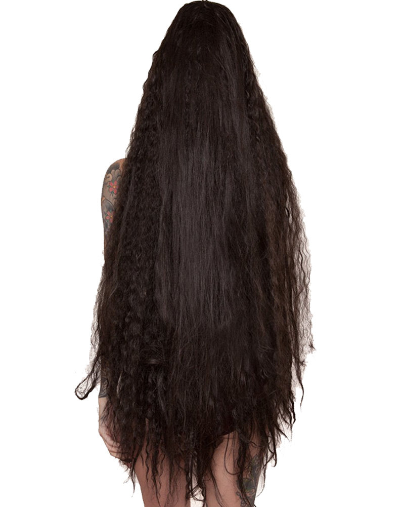 Suicide Witch Premium Long Brown Wig
