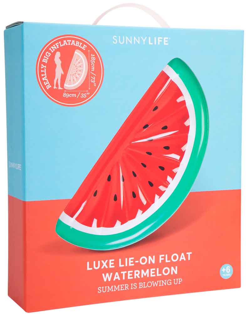 Sunnylife Luxe Lie on Inflatable Float Watermelon
