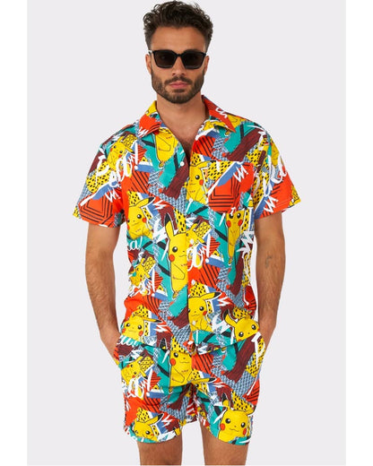 Opposuit Summer Pika Pikachu Mens Swim Suit