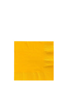 Sunshine Yellow Beverage Napkins Pack of 20