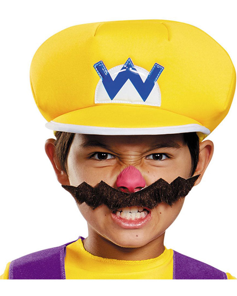 Super Mario Bros Wario Deluxe Boys Costume