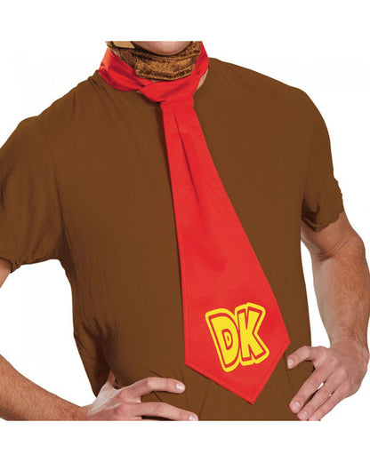Super Mario Brothers Donkey Kong Adult Headpiece and Tie Kit