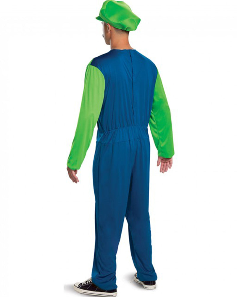 Super Mario Brothers Luigi Classic Mens Costume
