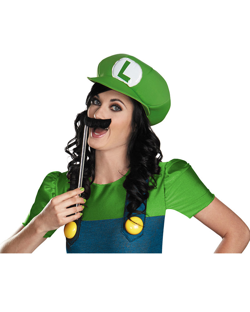 Super Mario Brothers Luigi Deluxe Womens Costume
