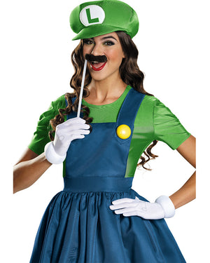 Super Mario Brothers Luigi Womens Costume