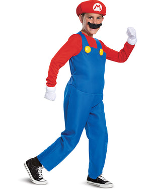 Super Mario Brothers Mario Deluxe 2019 Boys Costume