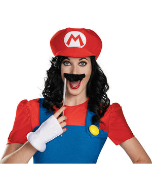 Super Mario Brothers Mario Deluxe Womens Costume