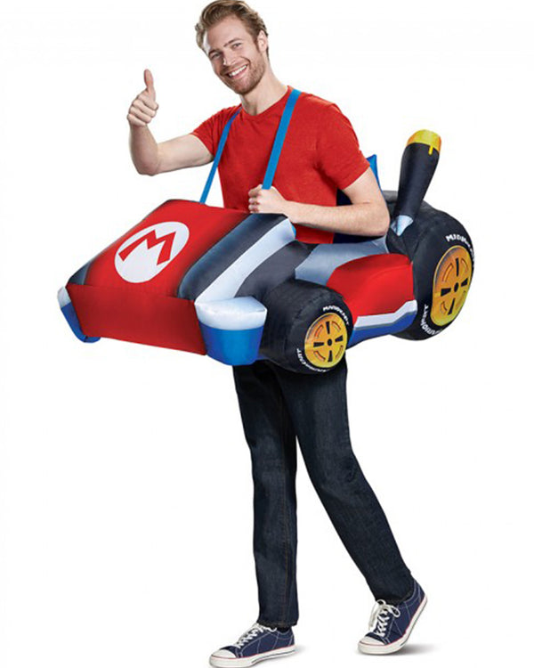 Super Mario Brothers Mario Kart Inflatable Adult Costume