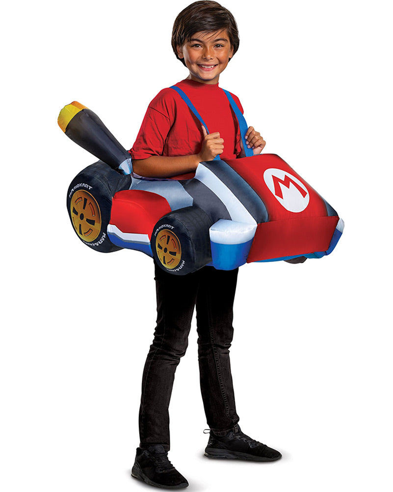 Super Mario Brothers Mario Kart Inflatable Kids Costume