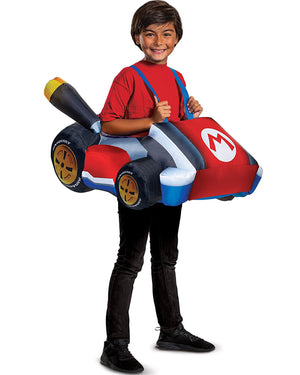Super Mario Brothers Mario Kart Inflatable Kids Costume