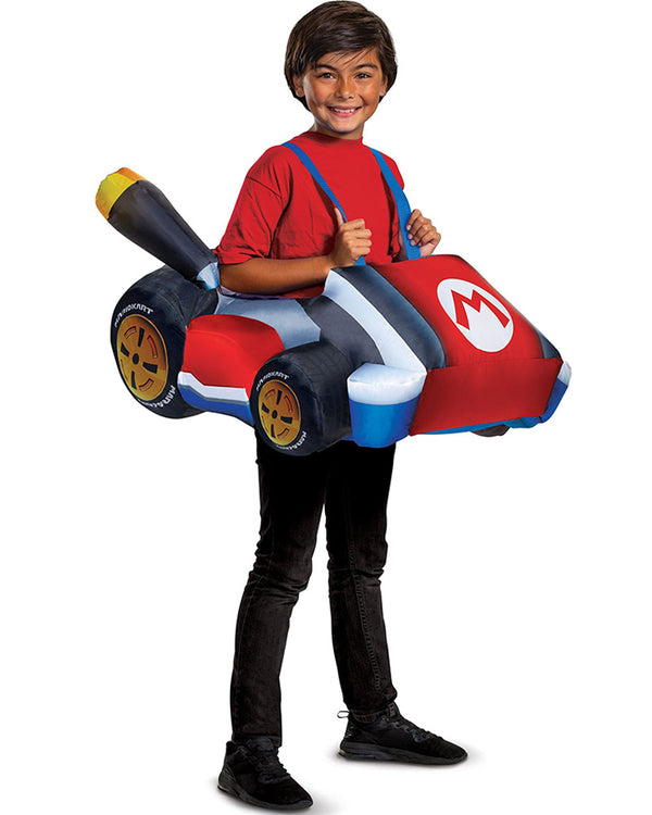 Super Mario Brothers Mario Kart Inflatable Kids Costume
