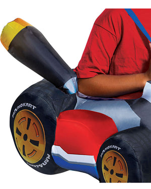 Super Mario Brothers Mario Kart Inflatable Kids Costume