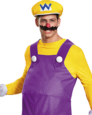 Super Mario Brothers Wario Deluxe Mens Costume
