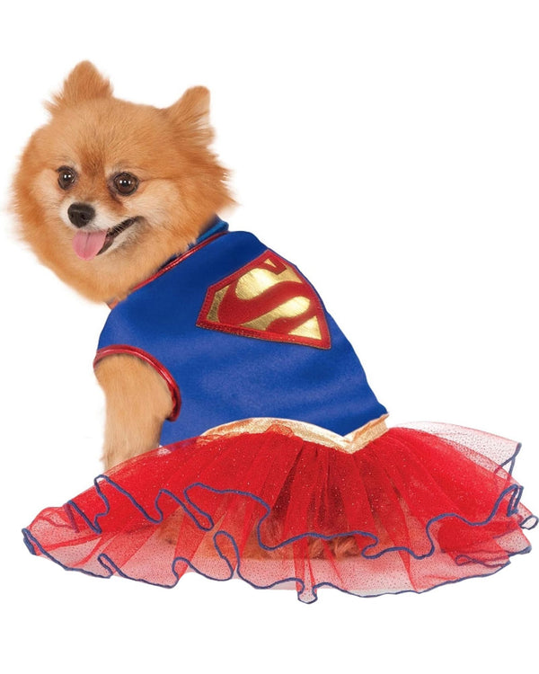 Supergirl Tutu Dress Pet Costume