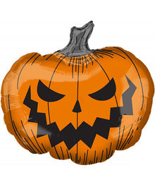 Supershape Hallows Eve Pumpkin Foil Balloon 73cm For Halloween