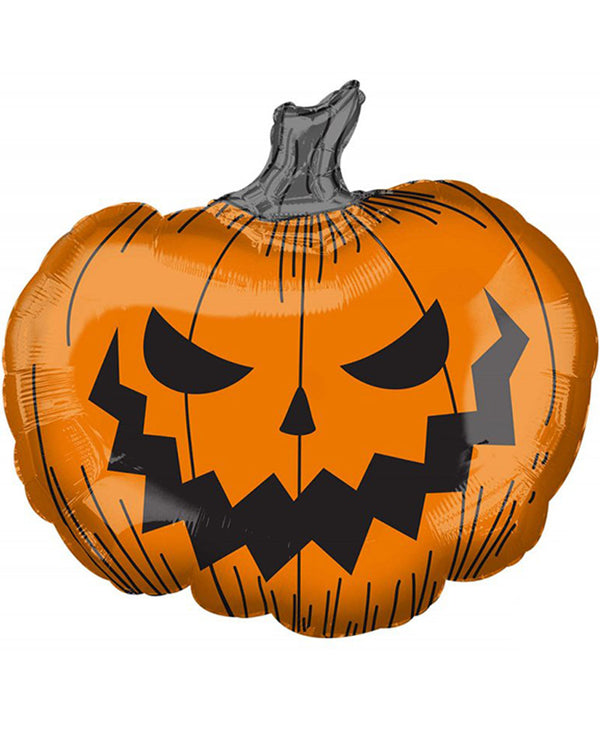 Supershape Hallows Eve Pumpkin Foil Balloon 73cm