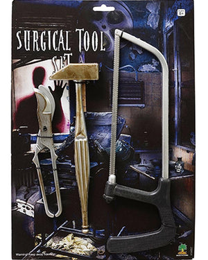 Surgeon Tools Plastic Prop Set Pack of 3