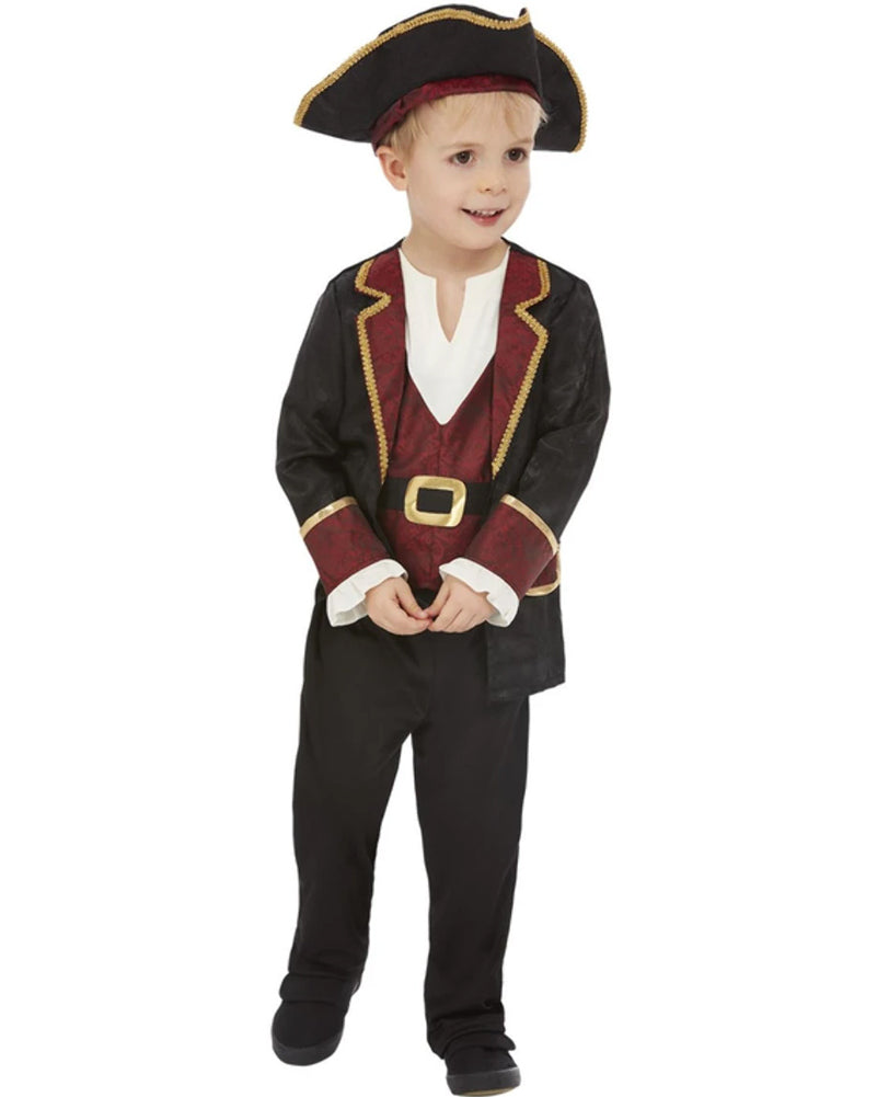 Seven Seas Swashbuckling Pirate Boys Costume