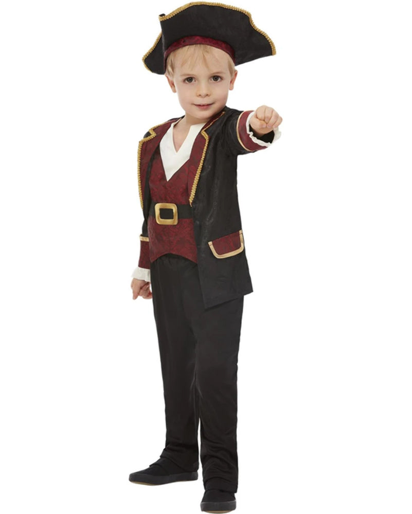 Seven Seas Swashbuckling Pirate Boys Costume