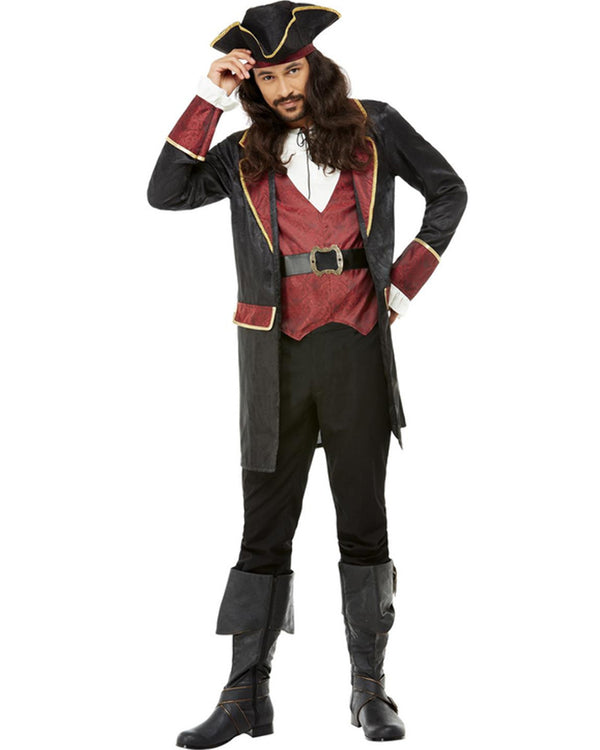 Swashbuckler Pirate Deluxe Mens Costume