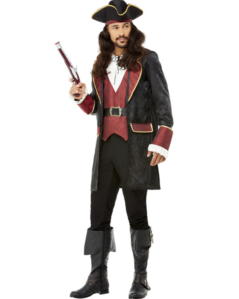 Swashbuckler Pirate Deluxe Mens Book Week Costume