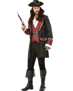 Swashbuckler Pirate Deluxe Mens Costume