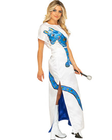 Swedish Superstar Complete Deluxe Blue Cat Plus Size Womens Costume